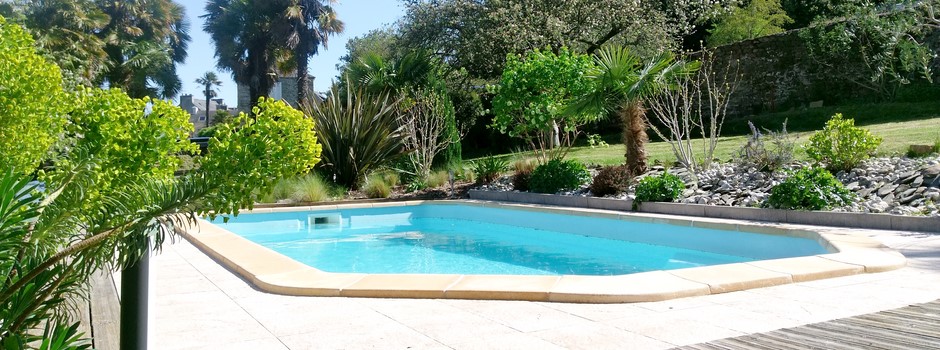 La piscine chauffée de l'Oasis